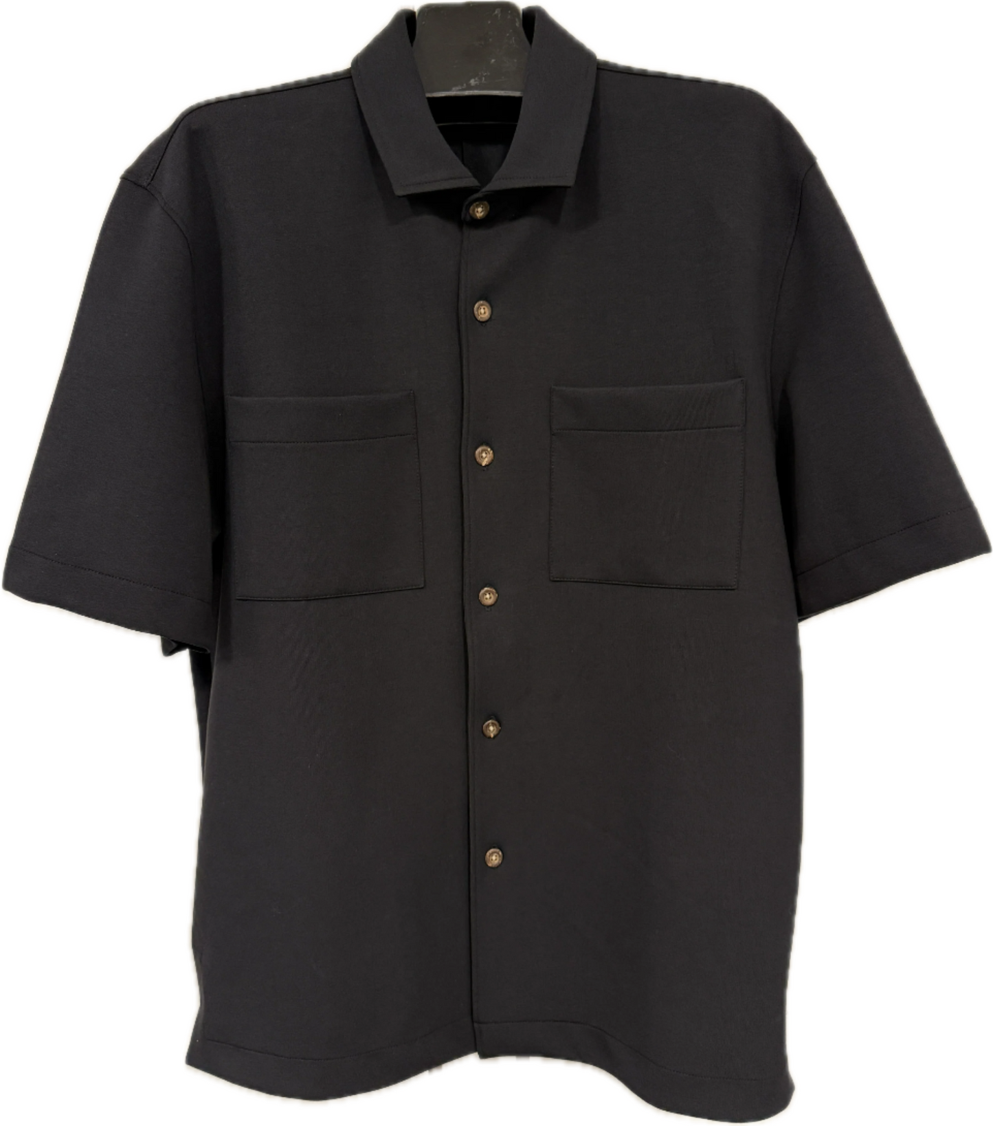 short sleeve button tech shirt