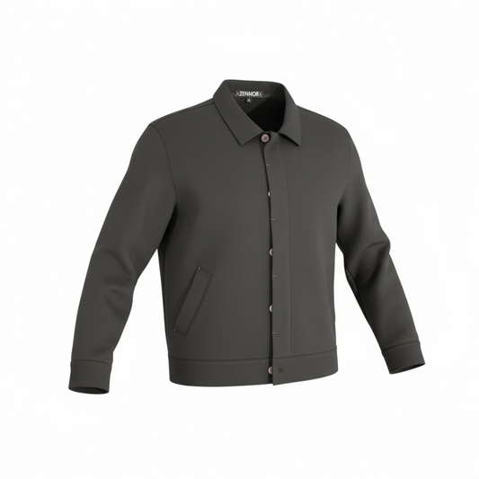 zenmob button down tech jacket