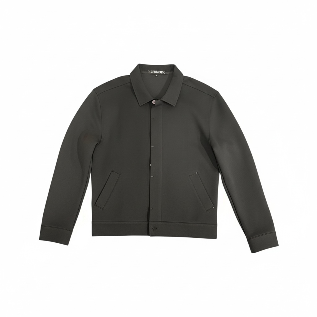 zenmob button down tech jacket