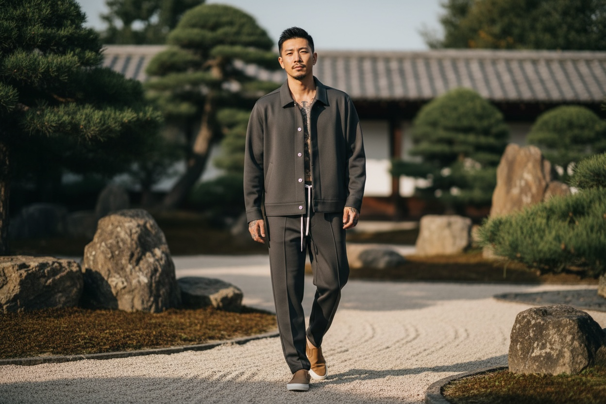 Men's Pin Tuck Sweat Pant